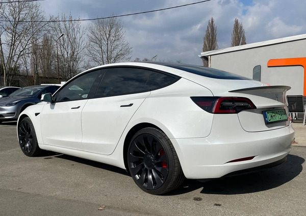 Tesla Model 3 cena 182500 przebieg: 18850, rok produkcji 2021 z Wrocław małe 631